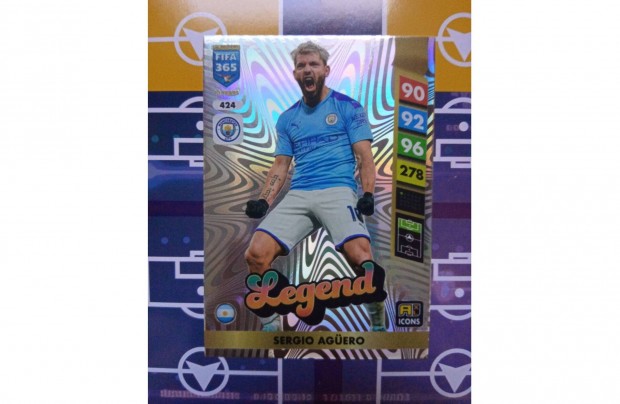 Agero (Manchester City) Panini Fifa 365 2025 Icon Legend krtya