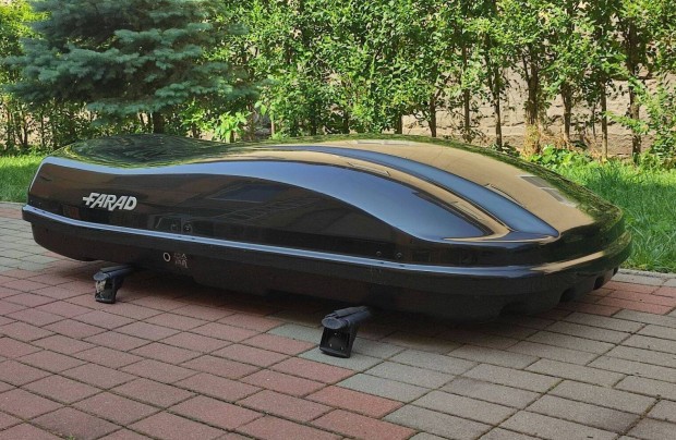 Aguri tetősín + Farad Marlin 680 literes tetőbox