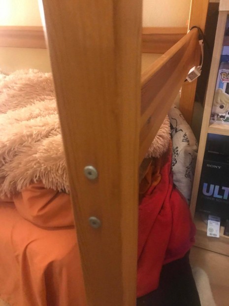 Ágy, Emeletes ágy, Magas ágy, 4 lábon álló magas ágy, gyerek ágy