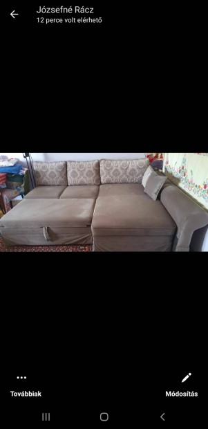 Ágyazható kanapéágy eladó