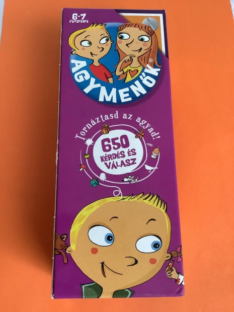 Agymenők kártyajáték 6-7 éveseknek