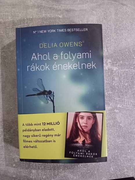 Ahol a folyami rákok énekelnek-Delia Owens könyv, megkímélt állapotban