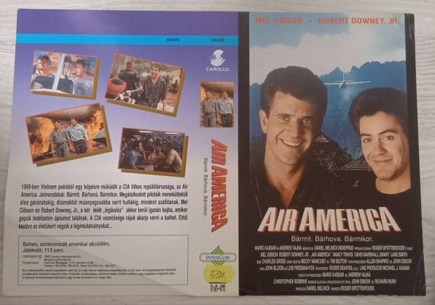 Air America - akci vhs- nagytok - Mel Gibson