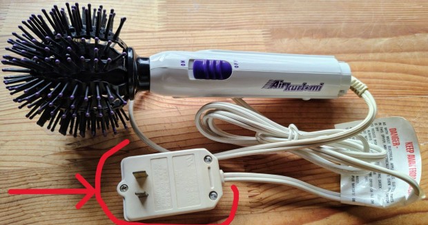 Air Kurl Mi szak-amerikai (Nema 120V) szabvny hasznlt hajgndrt
