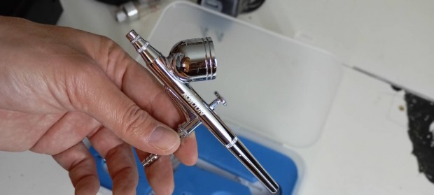 Airbrush szett festkszr pisztoly szerszm 