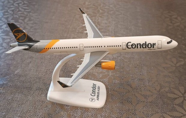 Airbus A321 Condor replgp modell. Herpa Snap-Fit 1:200