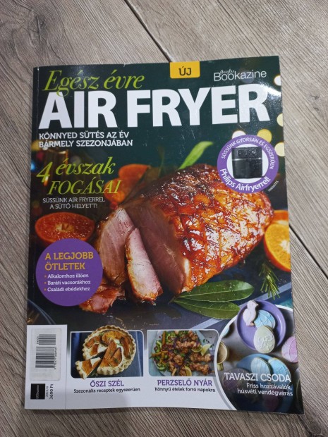 Airfryer receptknyv elad (Bookazine:Egsz vre airfryer)