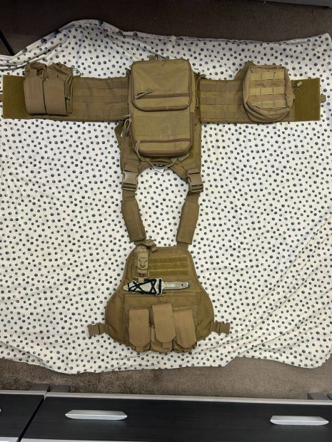 Airsoft MIL-TEC PLATE Carrier Mellny Coyote