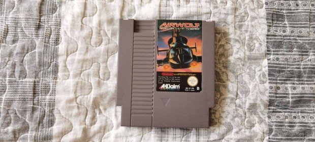 Airwolf NES eredeti Nintendo játék kazetta cartridge game