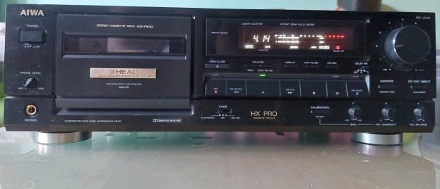 Aiwa Ad-F910 3 Head DUAL Capstan Sztere Kazetts MAGN Deck Aiwa