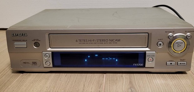 Aiwa FX5700 6 Fejes VHS lejtsz