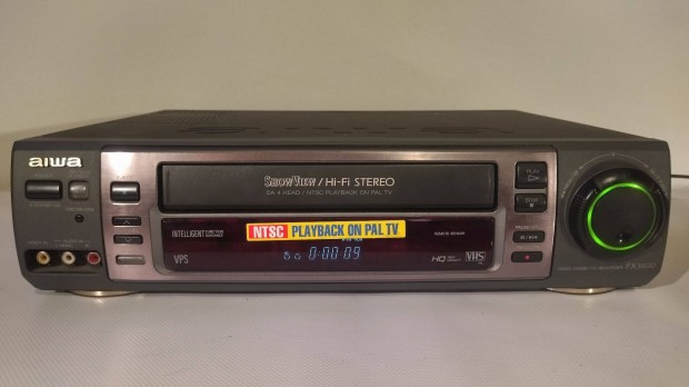 Aiwa HIFI Stereo VHS Video, Videomagn FX-3600 Digitlis Kp