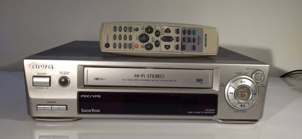 Aiwa HIFI Stereo VHS Video, Videomagn HV-FX5200 Prof