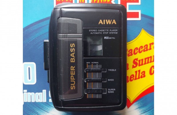 Aiwa HS-G11 Sztere Walkman Kazetts MAGN Super Bass Aiwa MAGN