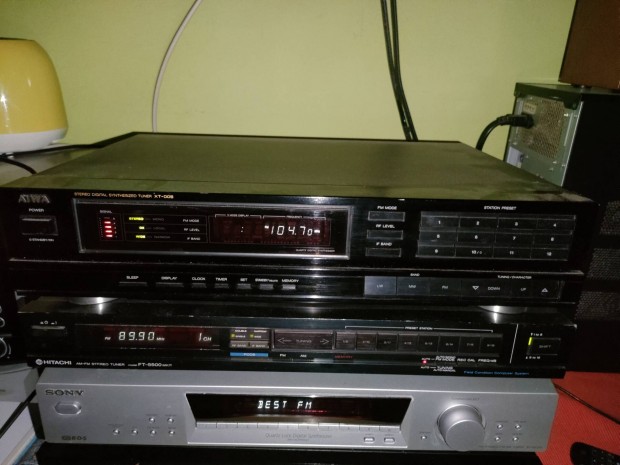 Aiwa Sony Hitachi rádió tuner