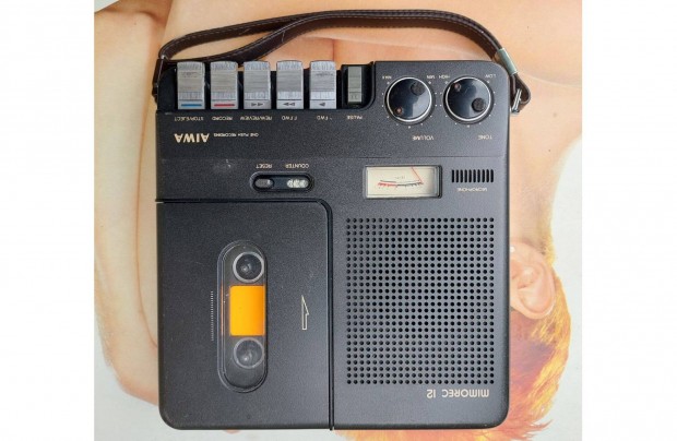 Aiwa TP-12 Diktafon Walkman Kazettás MAGNÓ MADE IN Japan
