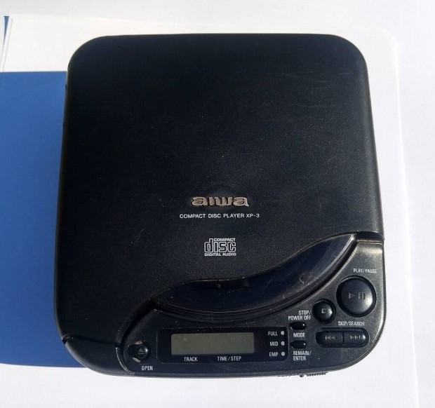 Aiwa XP-3 discman auts tartval