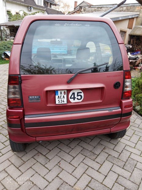 Aixam 504 Minivan magastott kivitel, nagy csomagtrrel