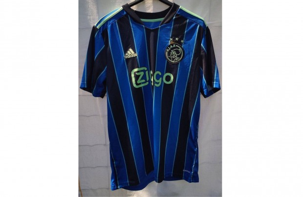 Ajax Amsterdam eredeti adidas, 2021-22-es kk fekete cskos mez (L)