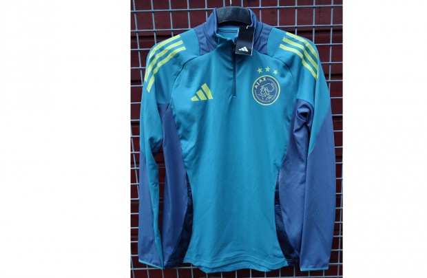 Ajax Amsterdam eredeti adidas cipzras nyak zldeskk fels (M)