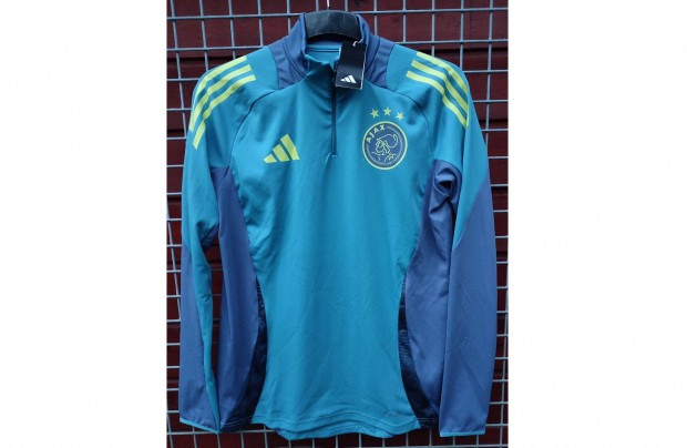 Ajax Amsterdam eredeti adidas cipzras nyak zldeskk fels (M)