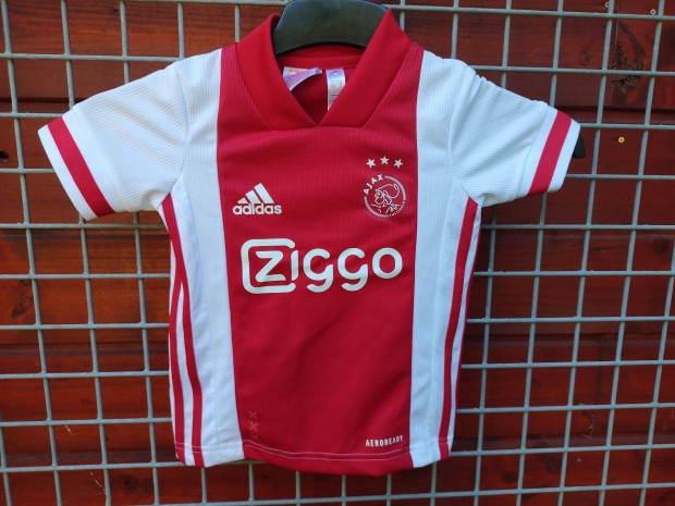 Ajax Amsterdam eredeti adidas piros fehr gyerek mez (98)