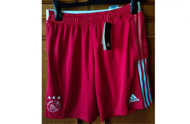 Ajax Amsterdam eredeti adidas piros rvid nadrg (M)