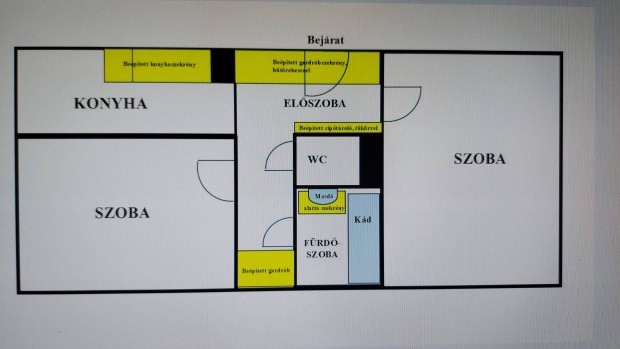 Akcfa utca 53 m2