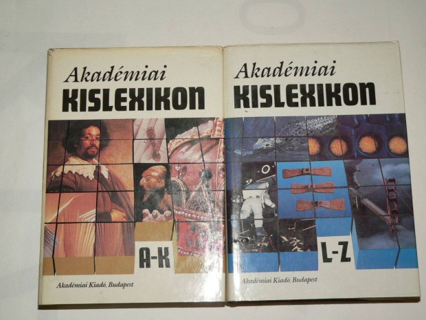 Akadémiai Kislexikon I II / könyv Akadémiai Kiadó 1989