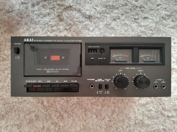 Akai CS-703D, magn, kazettsmagn, magnkazetta