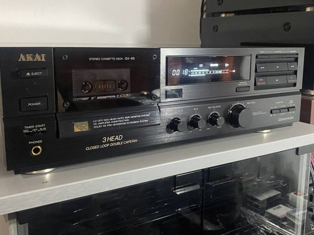 Akai Gx -65 3 Fejes Dolby B C jszer Magno Deck