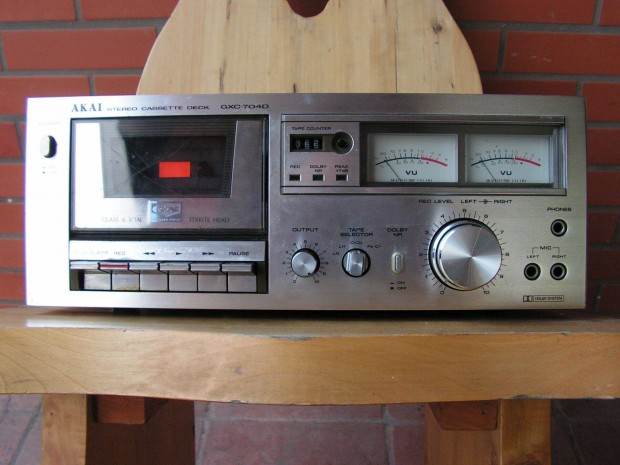 Akai Gxc - 704 D. veg fejes kazetts magnetofon - deck