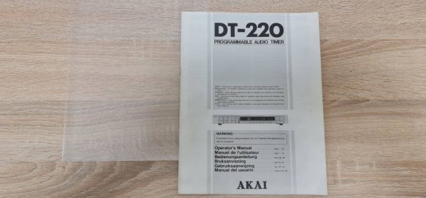 Akai Quartz vezrls DT-220 Timer eredeti Manual