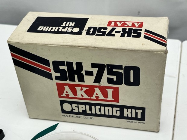 Akai SK-750 Splicing Kit szalagos magn kiegszt dobozban