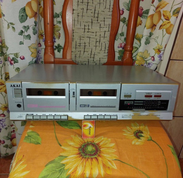 Akai STEREO Double Cassette Deck HX-A301W ktkazetts magn