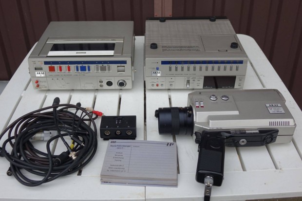 Akai vhs kamera szett