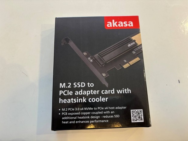 Akasa M.2 SSD to Pcie adapter