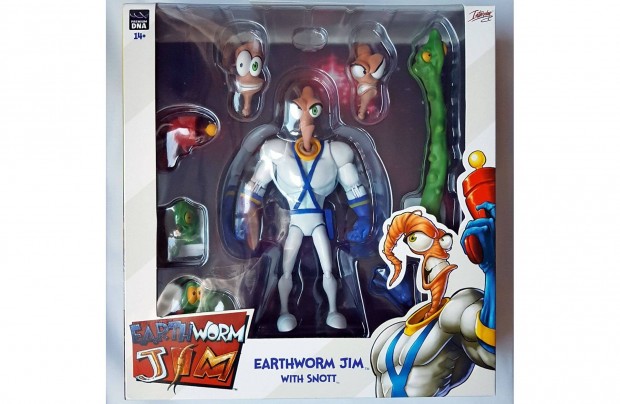 Akci Earthworm Jim akcifigura figura Nintendo Sega videojtk