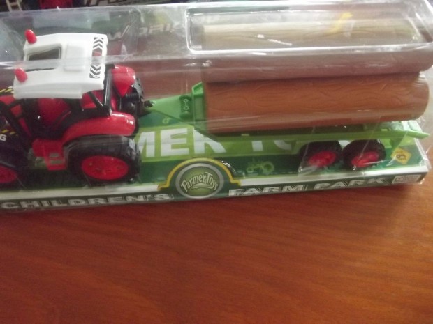 Akció Farm Traktor Fa Szállitós Potkocsi Új bontatlan