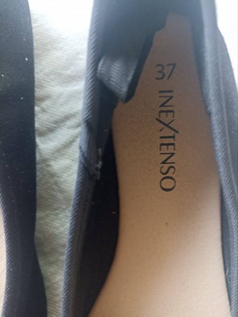 Akció!Fekete balerina cipő,37 - es.pár alkalommal