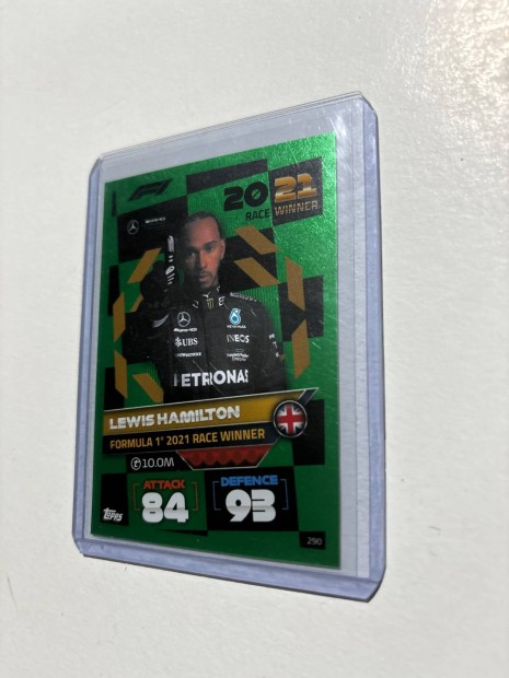 Akci Lewis Hamilton szmozott formula 1 krtya