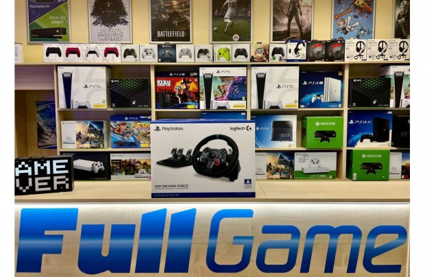 Akció Logitech G29 PS4 PS5 PC kormány Garanciával videojáték boltból