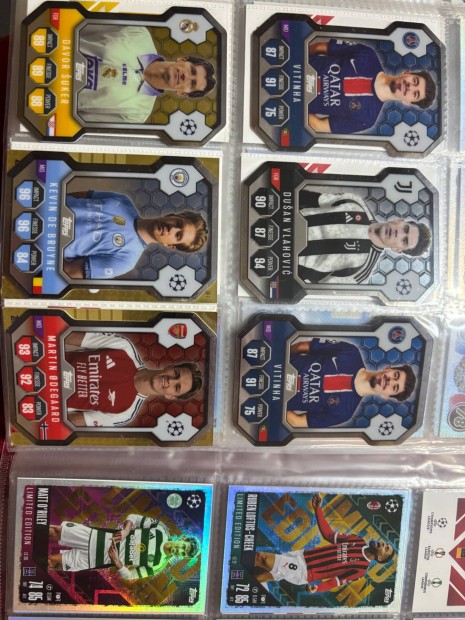 Akci Match Attax album sok focis krtyval