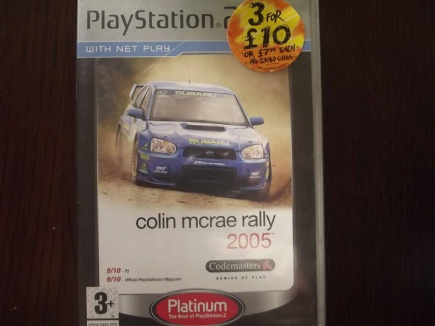 Akci Ps2 Eredeti Jtk : 56. Colin Mcrae Rally 2005 ( karcmentes)