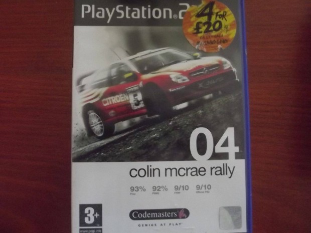 Akci Ps2 Eredeti Jtk : 65. Colin Mcrea Rally 04 (karcmentes)