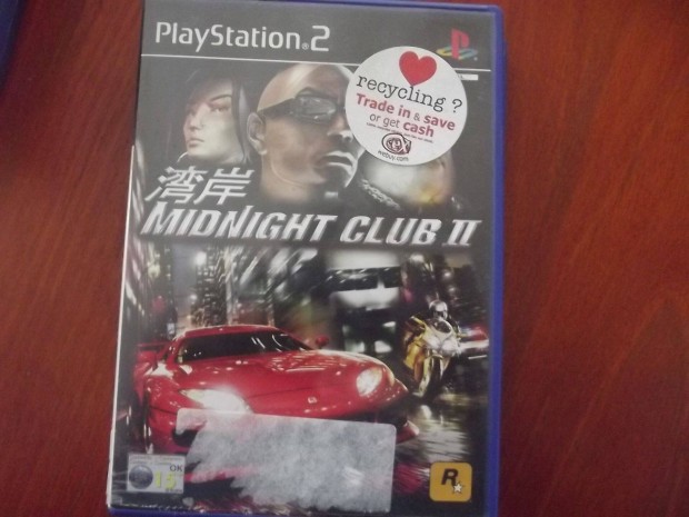 Akci Ps2 Eredeti Jtk : 9. Midnight Club 2 ( karcmentes)