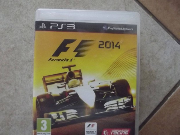 Akci Ps3 Eredeti Jtk : 95. Formula One 2014 ( karcmentes)