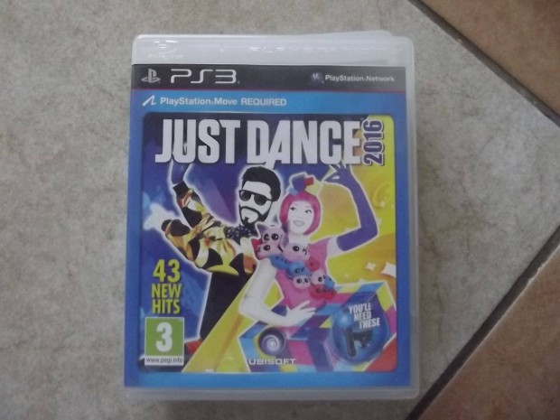 Akci Ps3 Eredeti Jtk : 98. Move Just Dance 2016 ( karcmentes)