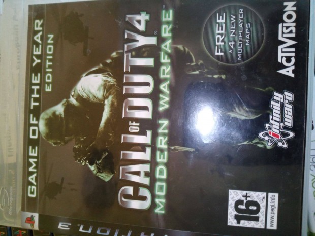 Akci Ps3 Eredeti jtk : 4. Call of Duty 4 Modern Warfare ( karcment