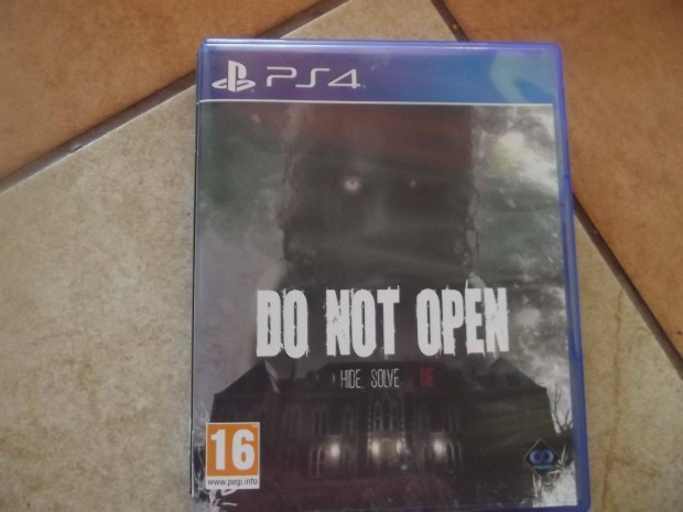 Akci Ps4 Eredeti Jtk : 12. Do Not Open ( karcmentes)